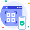 Smart Office app for Android and iPad with embedded QR code
