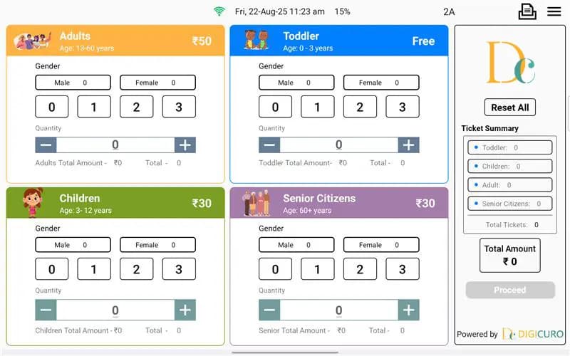 Digicuro-Ticketing